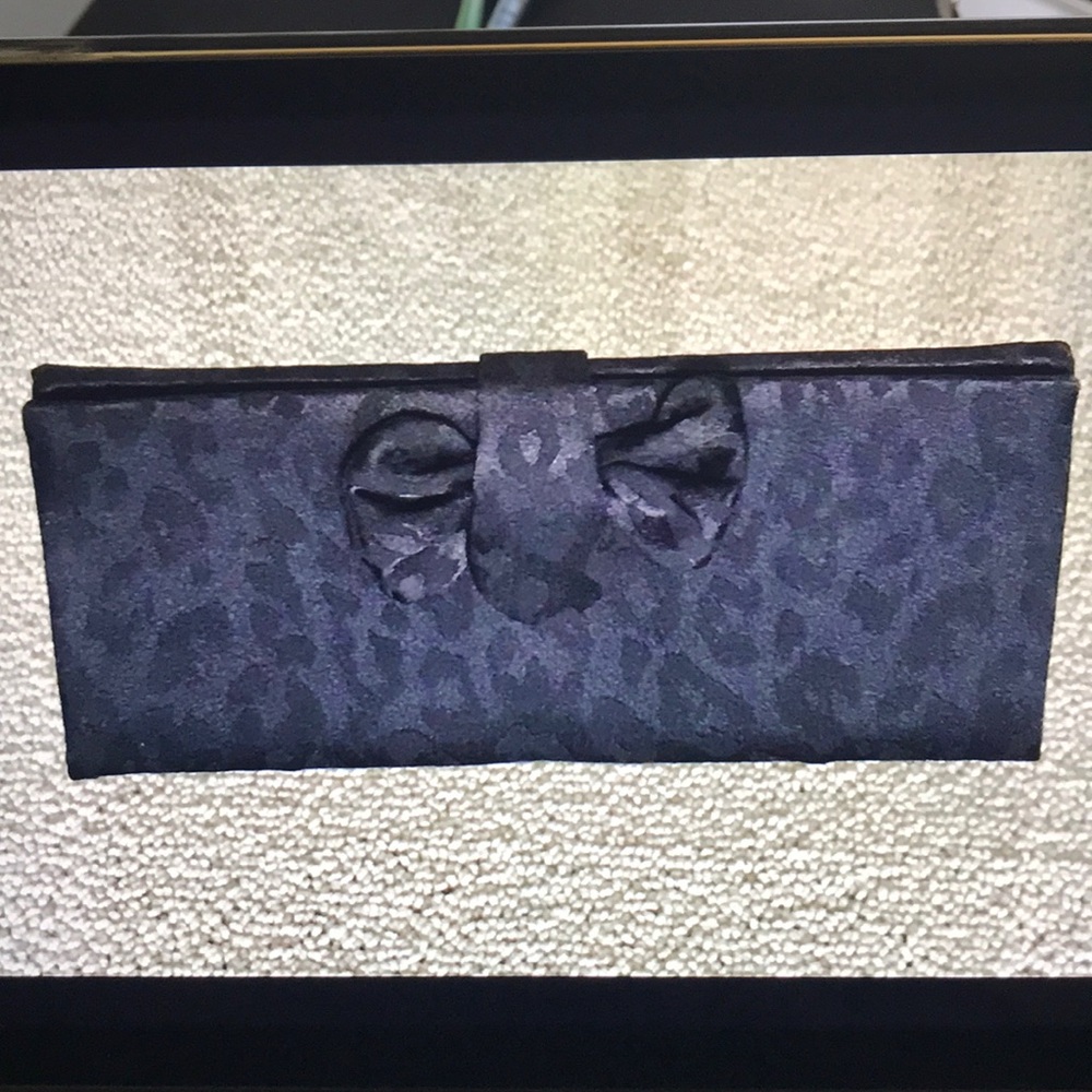 Black Brocade Evening Clutch